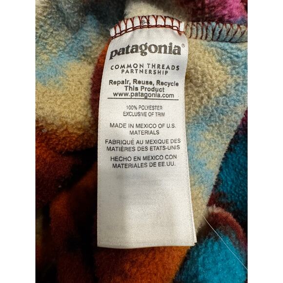 PATAGONIA Synchilla Snap-T Fleece Pullover in Timer Twist Size XXS - Picture 8 of 10